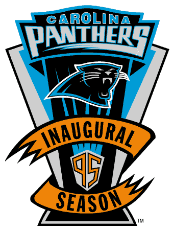 Carolina Panthers 1995 Anniversary Logo iron on paper